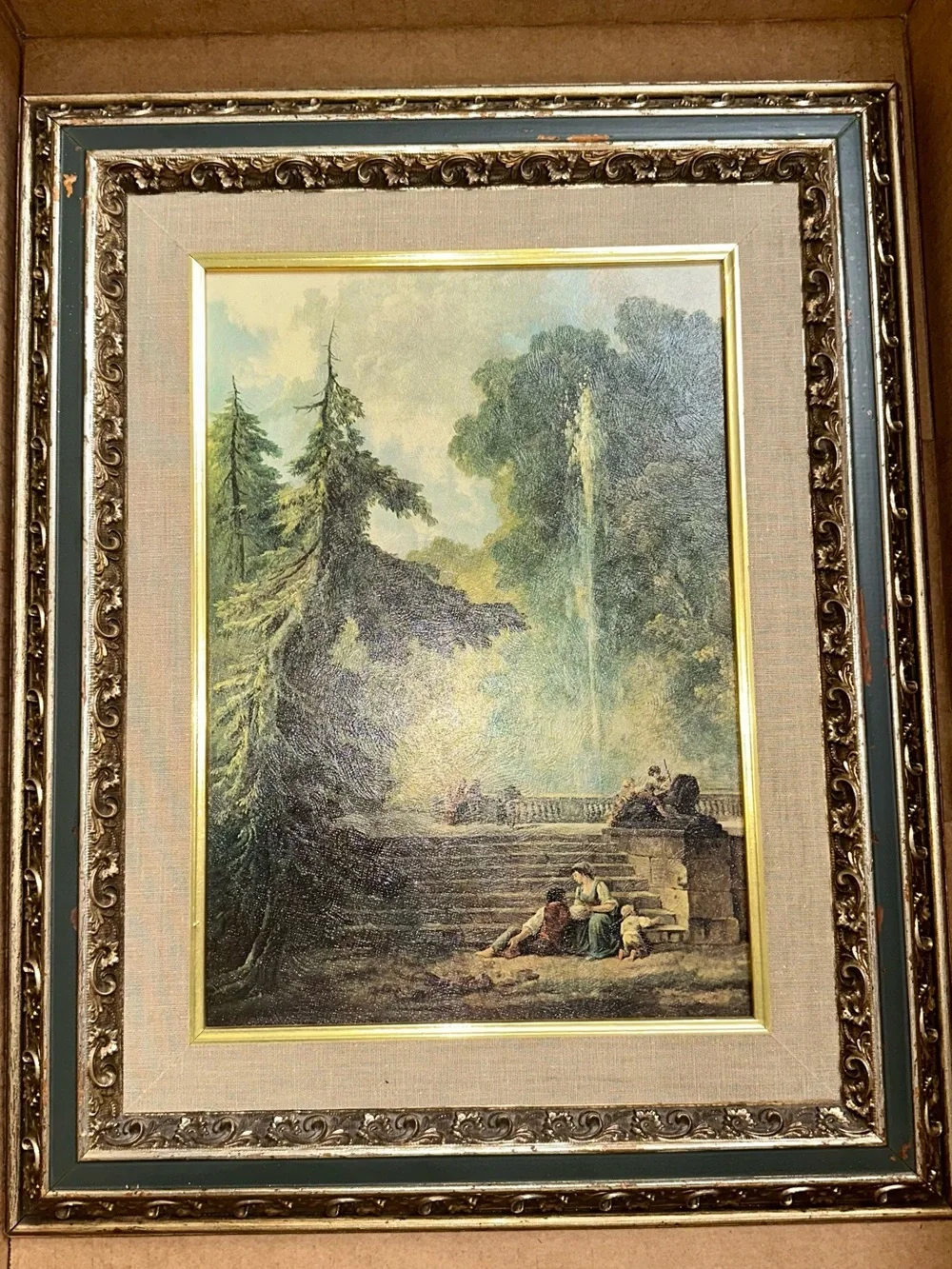 Pair (Set of 2 ) 1960's - 1970's Vintage - Turner Wall Art The Roman Garden